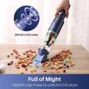 Cordless Handheld Vacuum, 12KPA High Power Hand held Vacuum with Brushless Motor and LED Screen, for Car and Home Cleaning