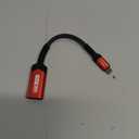 JSAUX USB Type C to DisplayPort Adapter 4K@60Hz, C to Display Port Cable, Compatible with MacBook Pro 2019 2018, Surface Book, Dell XPS, Samsung Galaxy S21 S20 Note 20-Red