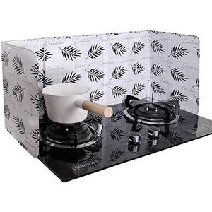 Shappy 2 Pcs 3 Sided Oil Splatter Guard Grease Splatter Screen for Stove Aluminum Foil Oil Barrier Proof Splash Kitchen Tool for Frying Cooking Kitchen Restaurant