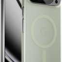 Mous for Google Pixel 10 Pro XL (2025) Case, Compatible with Qi2 MagSafe and Pixelsnap - Super Thin - Crystal Clear & Slim Design - Green Tint