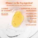 Vitamin C Serum for Face 3 Stable Vitamin C Forms + 4 Power Ingredients: Hyaluronic Acid & Panthenol Brightening Anti Aging Serum for Dark Spots, Fine Lines & Wrinkles Made in Germany, 1,7 fl oz