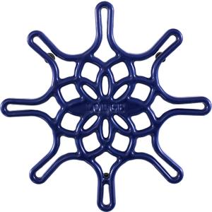 Lodge EC8ST32 Enameled Cast Iron, 8 Inch, Indigo Trivet