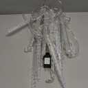 aqxreight Christmas Meteor Shower Lights 7V Plastic Icicle Lights for Window Weddings US Plug (White Light)