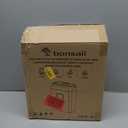 Bonsaii Paper Shredder for Home Use, 3.4 Gal Wastebasket, 6 Sheet Crosscut Paper Credit Cards, Staples, and Clips Shredder for Home Office Use, Portable Handle Design (C237-B New Version)