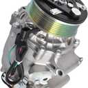 AC Compressor with Clutch Replacement for Civic 1.8L 2006 2007 2008 2009 2010 2011 CO 4918AC