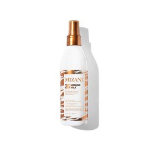 Mizani 25 Benefit Miracle Milk Leave in Conditioner - Heat Protectant & Detangler Spray, With Coconut Oil, For Frizzy & Curly Hair (8.5 Fl Oz (Pack of 1))