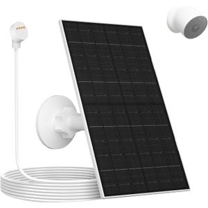 Zivif 7W Solar Panel for Google Nest Cam (Battery Version), Solar Charger with Google Nest Charging Port, IP66 Waterproof, 360 Adjustable Mount, 7.2ft Cable