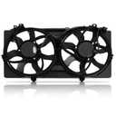 Engine Radiator Cooling Fan Assembly Compatible with Camaro 2010-2011 V6 3.6L Replace 92218319 92218321 621-436 Dual Electric Fan Control Module with Shroud Motor