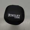 30x Magnification Jeweler Loupe Achromatic Triplet Lens 20.5mm Optical Glass Hexagonal Design Black Gem Jewelry Pocket Magnifier Tool