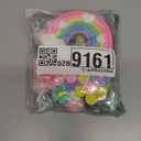 39 Pcs Pastel Balls Cake Toppers Daisy Flower Cupcake Decoration Boho Rainbow Cake Topper with Happy Birthday Banner for 70s Groovy Hippie Party Supplies