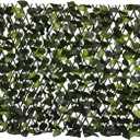Expandable Fence Privacy Screen for Balcony Patio Outdoor,Decorative Faux Ivy Fencing Panel,Artificial Hedges (Single Sided Leaves)