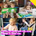 5 x SpriteGru Crossword Puzzle Game Pad, 30 Reusable & Erasable Word Games, Dry Erase Brain-Boosting Puzzle Activities Book for Kids, Educational Toy for Road Trip, Airplane & Car Travel