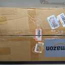 DUMOS Nightstand Small Dresser with 2 Fabric Drawers Side Tables Bedroom End Table Kids Bedside Storage Furniture for 20 inch Tall Night Stand for Closet, Entryway, College Dorm, White, 11.8"D x 18"W x 20"H