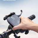 Lamicall Bike Phone Holder, Motorcycle Mount - Motorcycle Phone Holder, Handlebar Cell Phone Clamp, E-Bike Scooter Phone Clip for 4.7-6.8" Smartphones, iPhone 17 Air Pro Max, 16 15 Plus Mothers Day