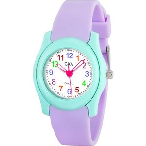 CKV Kids Watch for Boys Girls Watches Age 312, 1.18" Dial3 ATM Waterproof Child Wristwatch Time Teaching Easy to Read Kids Presents