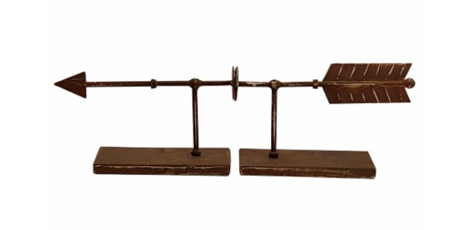 HD Designs Iron Arrow Bookends