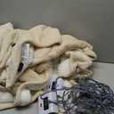 SEALY Electric Blanket King Size, Flannel & Sherpa Heated Blanket with 10 Heating Levels & 1-12 Hours Auto Shut Off, Fast Heating Warming Blanket, Machine Washable, Beige, 100 x 90 Inch