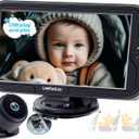 Carseat Car Camera for Baby: HD 1080P Display Real-Time Monitoring for Infants 0-4 Years No Delay - Clear Night Vision USB Plug-Play Safe and Durable Easy Setup Peace of Mind While Driving on the Go