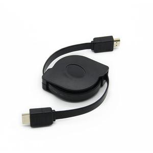 Retractable HDMI 2.0 Cable 1.5m/5ft Length 4K Resolution, Black