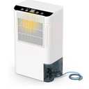 Dehumidifiers for Home, 2000 Sq.Ft Small Dehumidifier with 3.3ft Drain Hose, 2.5L Tank, Timer Sleep Mode, Portable Dehumidifier for Basement, Bedroom, Bathroom (Beige)