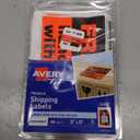 Avery Preprinted Shipping Labels 2 Pack, "Fragile Handle with Care" Label Stickers, 3" x 5", Non-Printable, 40 Rectangle Labels Total (5283)