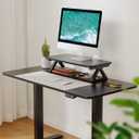 Totnz Electric Standing Desk Height Adjustable Table, Ergonomic Home Office Furniture Black 48inch