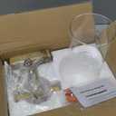 1 Light Modern Bathroom Light Fixtures Over Mirror, Brass Finish Vanity Lights for Bathroom Wall Sconces with Clear Glass Shades, E26 Socket (Bulbs Not Included)