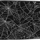 Laptop Sleeve Bag 15.4 15.6 Inch,Halloween Spider Web Black and White Protective Polyester Computer Cases Laptop Cover Briefcase Bag Tablet Travel Cover LPS-025, 15 Inch