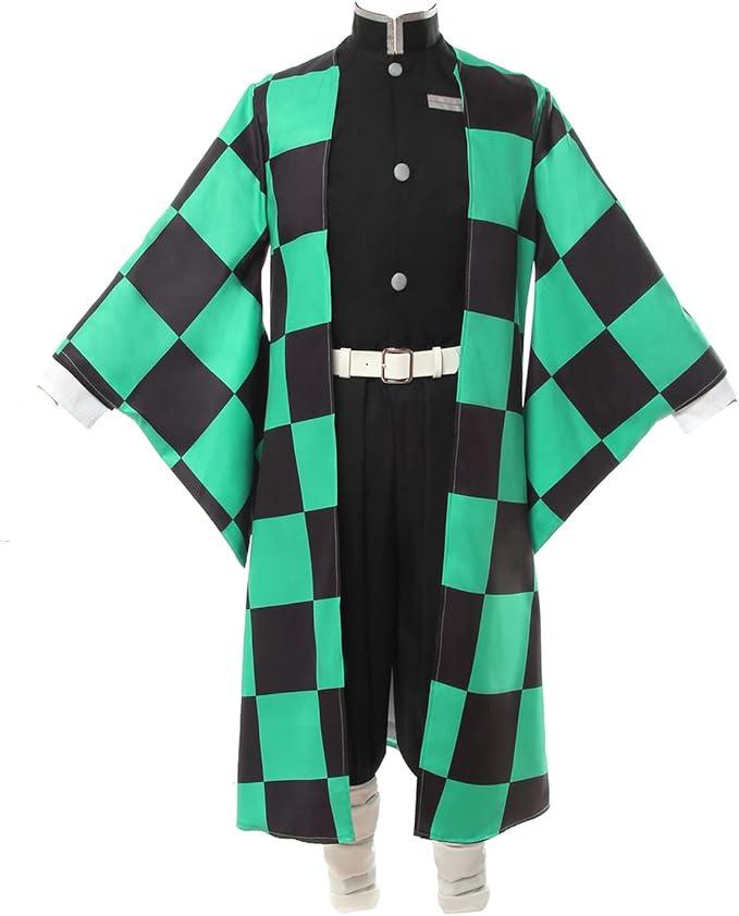 CR ROLECOS Tanjirou Zenitsu Giyuu Cosplay Costume Anime Cosplay Kimono Outfit Size 2XL