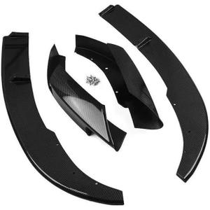 Car Front Bumper Lip Diffuser Spoiler Kit Bumper Guard Compatible for BMW F10 M5 2012-2016 Carbonfiber