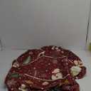 Red Christmas Blanket, Winter Snowflake Deer Christmas Tree Snowman Printed Flannel Blankets, Xmas Soft Warm Cozy Happy New Year Holiday Blanket for Couch Sofa Bed Home Decor, 60X80IN