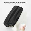 Armrest Cushion for Office Chairs - Soft Elbow Support Pad with Non-Slip Bottom, Fits Most Chairs 2-Piece (Black)