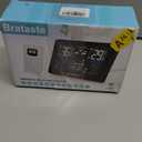 Weather Station Wireless Indoor Outdoor Thermometer, Digital Thermometer with Remote Sensor, Large Display Home Weather Stations with Weather Forecast, Atomic Clock, Barometric Pressure, Moon Phase