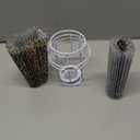 2pcs Pleated Lamp Shade, Modern Printing Flowers Lampshades for Table Lamps Floor Lamps, Barrel Lampshade Replacement for Bedroom, Cute Lamp for Living Room Home Office Decor