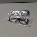 Gaoye +1.25 2-Pack of Reading Glasses - Blue-Light Filter, UV Protection - Readers with Rectangle Frames (1 Black + 1 Leoparde)