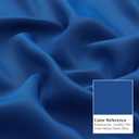 BGment Classic Blue Blackout Curtains for Bedroom - Thermal Insulated Room Darkening Curtains with Rod Pocket and Back Tab for Living Room, 2 Window Curtain Panels (42 x 63 Inch)