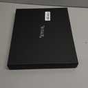 STLYIO Trifold Padfolio - Magnetic Closure. Stretchable Compartment for Tablet, Documents. Elastic Pockets for Phone, Gadgets, Passport, Travel Documents. Letter-Sized Notepad and Gift Box Included. (Padfolio w/ Magnetic Clasp (12.5" x 10.2" x 1.6"), Black)