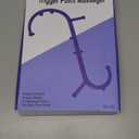 Shrdaepe Massage Trigger Point Cane, Body Deep Tissue, Handheld Back, Neck, Shoulder, Leg and Feet Massager Rod, Muscle Release Tool Self Massage Hook Cane Gifts for Women & Men, Blue