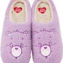 YUNGPRIME Care Bears House Slippers Cozy Slip on Fluffy Scuff Shoes for women and men (Purple)