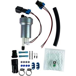 F90000285 Fuel Pump (Universal E85) with 400-1168 Install Kit Compatible with 525LPH Hellcat E85 Engine Repair Kit