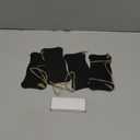 Decorative Black Metal Erasable Mini Chalkboard Hanging Sign, Beverage Label, Set of 4