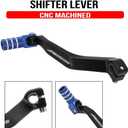 AnXin Motorcycle Gear Shifter Shift Lever Folding Tip CNC for YZ125 YZ250 05-23 YZ65 18-24 YZ85 02-24 YZ125X 17-23 YZ250X 16-23 YZ125G YZ250G 16 TTR 230 25-09 Hawk 250 Dirt Pit Bike Blue