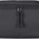 Fanny Pack Crossbody bags for Women Men, 2L Everywhere Belt Bag, Fashion Waist Packs, 5-Zipper Pockets Waist Bag with Adjustable Strap (Matte Black)