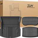 3W Cargo Liner Fit for 2024 2025 2026 Tesla Model 3 Highland,Trunk Mat Set