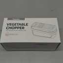 Vegetable Chopper,12-in-1 Multifunctional Food Chopper,Professional Onion Chopper with 7 Blades,Vegetable Cutter with Container for Salad,Potato,Carrot,and Garlic; Essential Kitchen Tool(Grey)