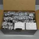 BESTTEN 20 Pack Single Pole Decorator Wall Light Switch with Wallplate, 15A 120/277V, On/Off Rocker Paddle Interrupter, UL Listed, White