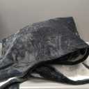 UGG Ariana King/ California King Blanket Fleece Fluffy Reversible Soft Fuzzy Bedding Cozy Plush Oversized Blanket Machine Washable Bedroom Decor for Big Couch or Bed, 110-inch x 90-inch, Charcoal Grey