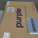 Purple Harmony Pillow Standard, Medium Feel, Med Height - Talalay Latex Foam Cooling Pillow for Combo or Side Sleepers, 360 Hex GelFlex Grid f , Standard 26-28" x 17" fits a standard pillowcase