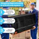Simpli-Magic Heavy Duty Padded Moving Blankets 72" x 40" 12 Pack Packing Blankets, Furniture Covers for Moving