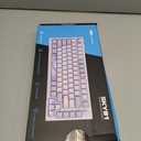 MageGee SKY81 75% Wireless Gasket Mechanical Gaming Keyboard, Hot Swappable RGB Custom Creamy Keyboard w/ 5-Layer Padding, BT/2.4G/USB-C, Knob Control, NKRO for Win/Mac (Mecha, Blue Whale Switch)